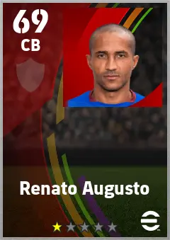 Renato Augusto eFootball 2026 player card — 69 OVR CB