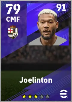 Joelinton eFootball 2026 player card — 79 OVR CMF