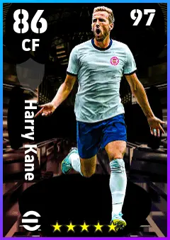 Harry Kane eFootball 2026 player card — 86 OVR CF