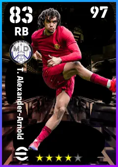 T. Alexander-Arnold eFootball 2026 player card — 83 OVR RB