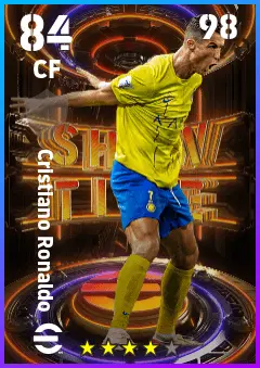 Cristiano Ronaldo eFootball 2026 player card — 84 OVR CF
