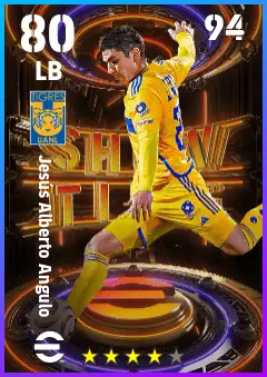 Jesus Alberto Angulo eFootball 2026 player card — 80 OVR LB
