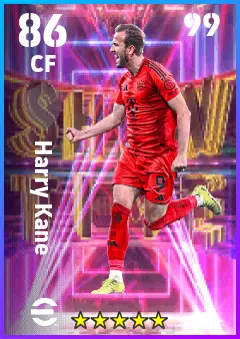 Harry Kane eFootball 2026 player card — 86 OVR CF