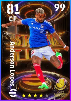 Anderson Lopes eFootball 2026 player card — 81 OVR CF