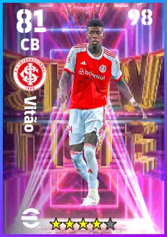 Vitao eFootball 2026 player card — 81 OVR CB