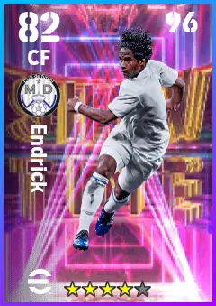 Endrick eFootball 2026 player card — 82 OVR CF