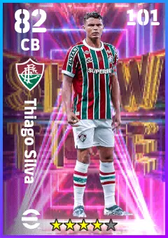 Thiago Silva eFootball 2026 player card — 82 OVR CB