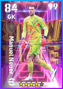Manuel Neuer eFootball 2026 player card — 84 OVR GK