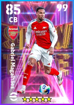 Gabriel Magalhaes eFootball 2026 player card — 85 OVR CB