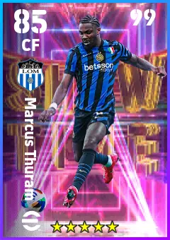 Marcus Thuram eFootball 2026 player card — 85 OVR CF
