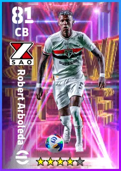 Robert Arboleda eFootball 2026 player card — 81 OVR CB