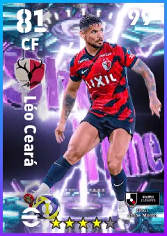 Leo Ceara eFootball 2026 player card — 81 OVR CF