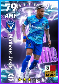 Matheus Jesus eFootball 2026 player card — 79 OVR AMF
