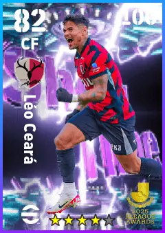 Leo Ceara eFootball 2026 player card — 82 OVR CF