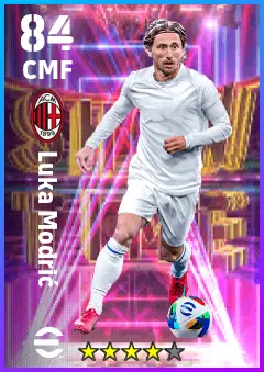 Luka Modric eFootball 2026 player card — 84 OVR CMF
