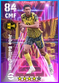 Jobe Bellingham eFootball 2026 player card — 84 OVR CMF