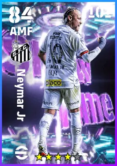 Neymar Jr eFootball 2026 player card — 84 OVR AMF