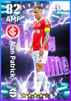 Alan Patrick eFootball 2026 player card — 82 OVR AMF