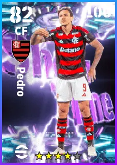 Pedro eFootball 2026 player card — 82 OVR CF