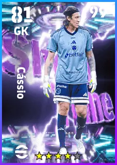 Cassio eFootball 2026 player card — 81 OVR GK
