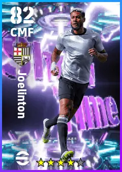 Joelinton eFootball 2026 player card — 82 OVR CMF