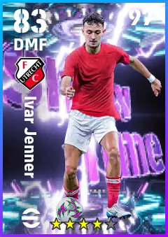 Ivar Jenner eFootball 2026 player card — 83 OVR DMF