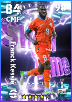 Franck Kessie eFootball 2026 player card — 84 OVR CMF