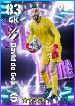 David de Gea eFootball 2026 player card — 83 OVR GK
