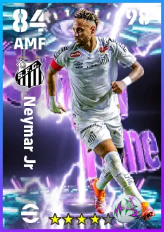 Neymar Jr eFootball 2026 player card — 84 OVR AMF