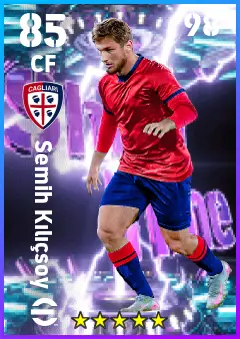 Semih Kilicsoy eFootball 2026 player card — 85 OVR CF