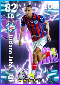 Luciano Juba eFootball 2026 player card — 82 OVR LB