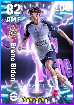Breno Bidon eFootball 2026 player card — 82 OVR AMF