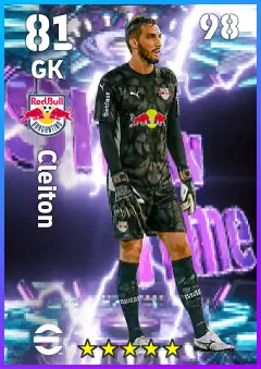 Cleiton eFootball 2026 player card — 81 OVR GK
