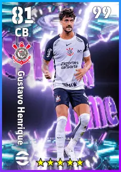 Gustavo Henrique eFootball 2026 player card — 81 OVR CB