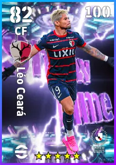 Leo Ceara eFootball 2026 player card — 82 OVR CF