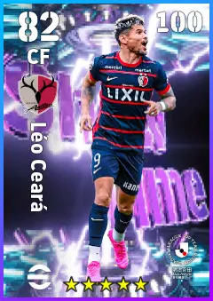 Leo Ceara eFootball 2026 player card — 82 OVR CF