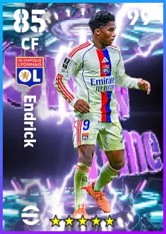 Endrick eFootball 2026 player card — 85 OVR CF