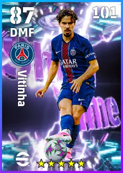 Vitinha eFootball 2026 player card — 87 OVR DMF