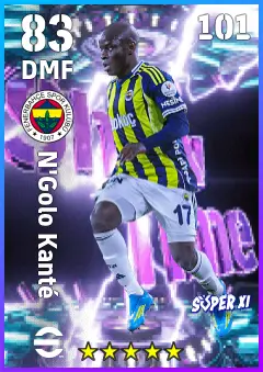 N Golo Kante eFootball 2026 player card — 83 OVR DMF