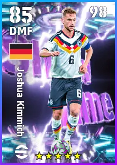 Joshua Kimmich eFootball 2026 player card — 85 OVR DMF