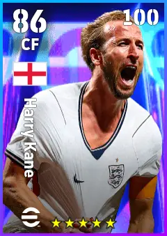 Harry Kane eFootball 2026 player card — 86 OVR CF