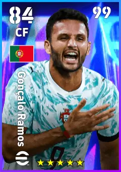 Goncalo Ramos eFootball 2026 player card — 84 OVR CF