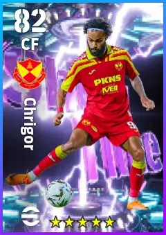 Chrigor eFootball 2026 player card — 82 OVR CF
