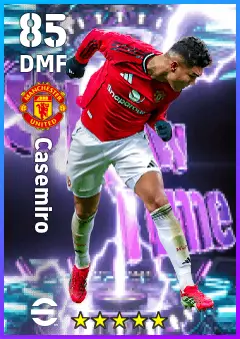 Casemiro eFootball 2026 player card — 85 OVR DMF