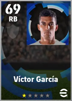 Victor Garcia eFootball 2026 player card — 69 OVR RB
