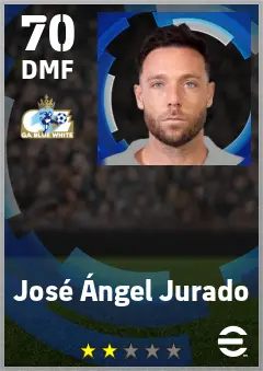 Jose Angel Jurado eFootball 2026 player card — 70 OVR DMF