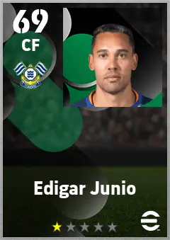 Edigar Junio eFootball 2026 player card — 69 OVR CF