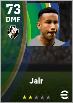 Jair eFootball 2026 player card — 73 OVR DMF
