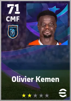 Olivier Kemen eFootball 2026 player card — 71 OVR CMF