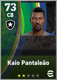 Kaio Pantaleao eFootball 2026 player card — 73 OVR CB